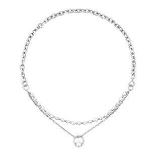 BLACKHEAD/黑头双层珍珠手链新款情侣项链吊坠甜酷女叠戴情人节