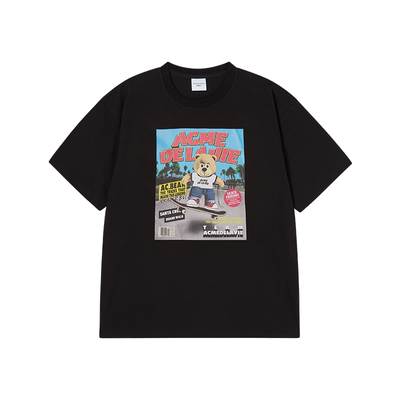 ADLVAC熊印花短袖T恤春新潮