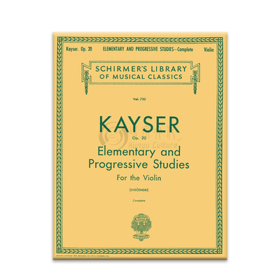 开塞初级进阶练习曲小提琴独奏