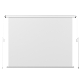 艾瑞尔商用幕布办公高清画框白玻纤投影机幕布 100寸定制投影仪幕