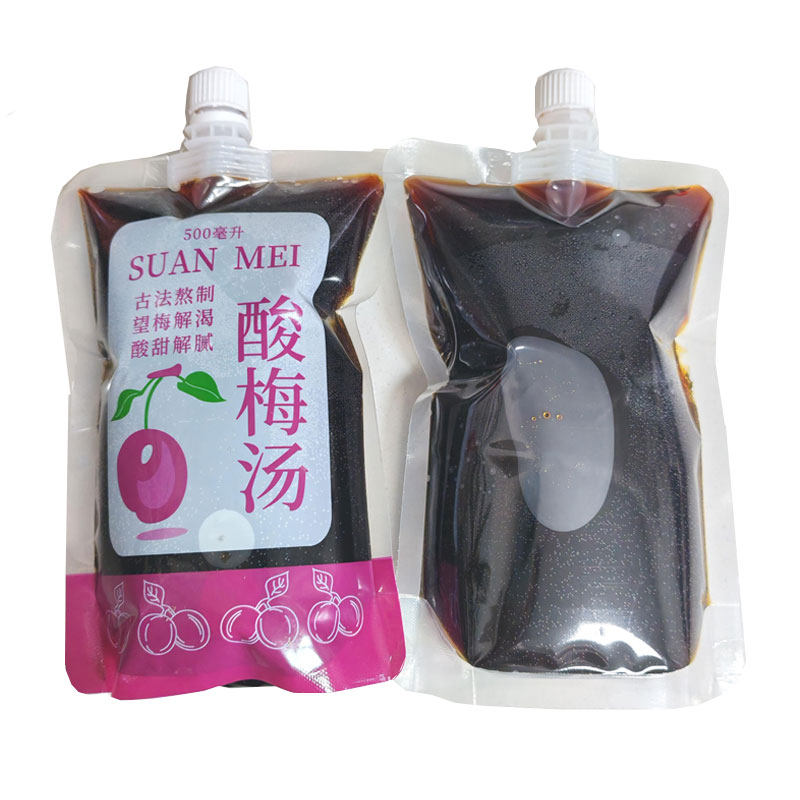 酸梅汤食品级透明吸嘴袋豆浆袋