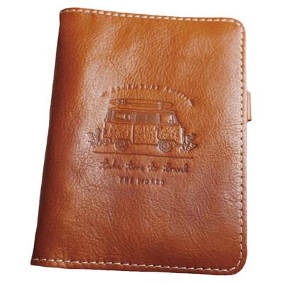 真皮奇葩A6活页手账本旅行日记本