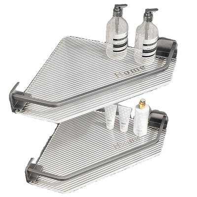 亚克力浴室三角置物架壁挂