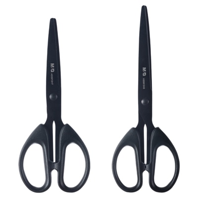 晨光黑刃不锈钢剪刀安全手工剪子