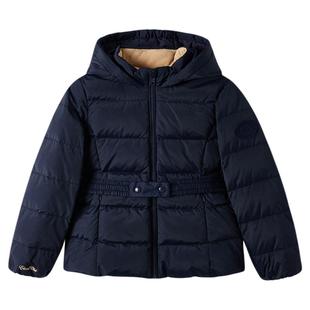 【90%羽绒】eland kids衣恋童装女童连帽羽绒服冬季外套