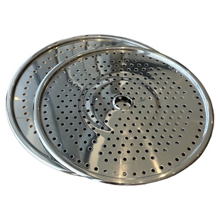 很厚Chockmen18-10不锈钢蒸片家用蒸锅篦子炒锅蒸片隔水帘蒸菜帘