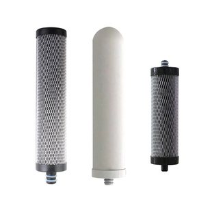 不锈钢台式史蒂夫净水器通用快插口式螺纹牙陶瓷滤芯阻垢碳棒滤芯