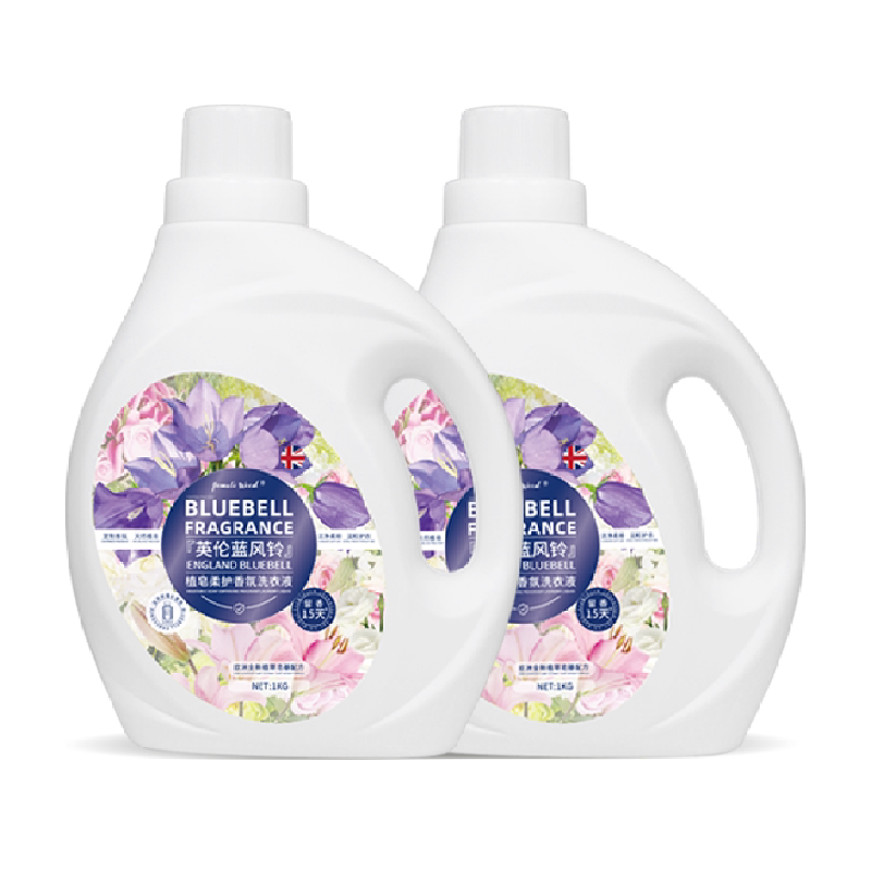 柚慕蓝风铃香氛洗衣液香水香味持久留香洁净除菌螨机手洗家用正品