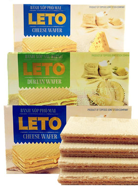 袋装越南榴莲味威化进口奶酪leto