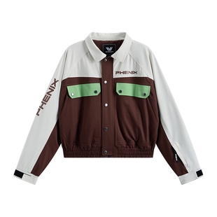 phenix菲尼克斯SP27复古滑雪服女2025秋冬新款单双板防水保暖外套