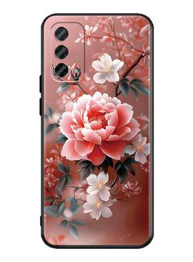 luckrider适用于oppoa93手机壳opa防摔a54 5g女神0pp0a935g保护套a74 5g软胶opooa935g花卉pehm00春日PEHM00