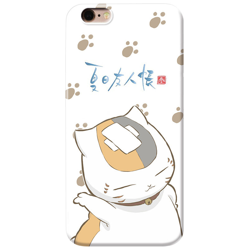猫咪老师适用iphone7/8plus苹果13手机壳XR/XS/6s可爱14promax夏目友人帐se第二2三3代mini女款轻薄软
