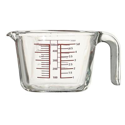 川岛屋玻璃量杯带刻度耐高温杯子