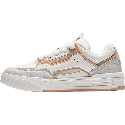 安踏骜杰丨滑板鞋厚底增高女板鞋百搭时尚运动休闲鞋122618043