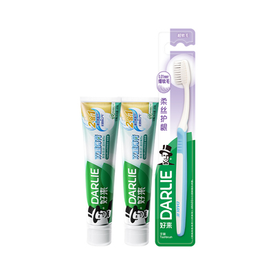 【U先派样】DARLIE好来漱口水2合1牙膏40g组合装