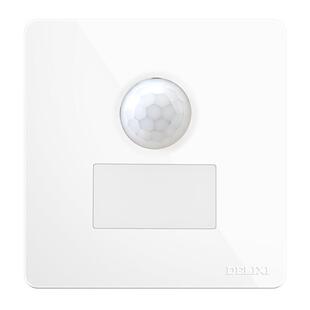 德力西开关插座人体感应地脚灯智能感应控制楼道走廊延时led夜灯