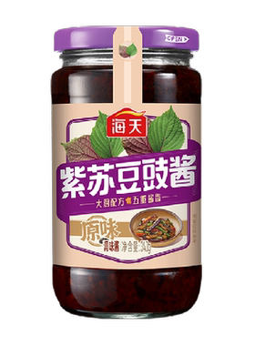 海天紫苏酱原味香辣阳光晾晒