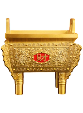 黄铜貔貅聚财鼎国风摆件开业乔迁