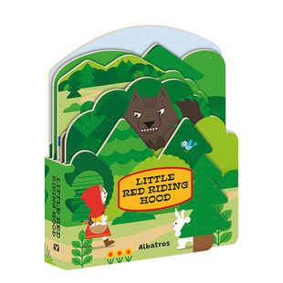 【预售】【经典童话异形纸板书】小红帽 Fairy Tale Shape Books:Little Red Riding Hood英文儿童趣味互动 英语启蒙进口书