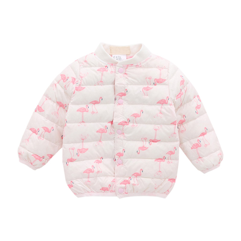 清仓！宝宝轻薄羽绒服内胆小童羽绒 外套三防白鸭绒双面穿印花潮