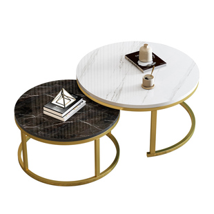 茶几客厅家用圆形小桌子小户型轻奢现代简约出租房茶桌2025最新款