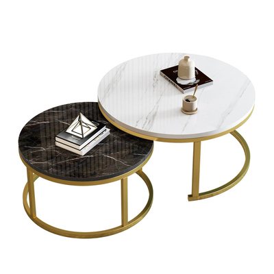 茶几客厅家用圆形小桌子小户型轻奢现代简约出租房茶桌2025最新款