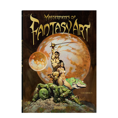 【现货】奇幻画派杰作 Masterpieces of Fantasy Art 精装 TASCHEN原版进口艺术绘画画册图书 弗兰克·弗雷泽塔/鲍里斯·瓦列霍