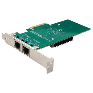 【顺丰包邮】DIEWU 万兆网卡Intel82599单双口网卡台式机有线PCI-E单口SFP+万兆光纤网卡服务器工业10G网卡