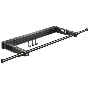 推拉窗缝窗户卡槽晾衣架折叠隐形挂杆伸缩晾衣杆室内家用窗台阳台