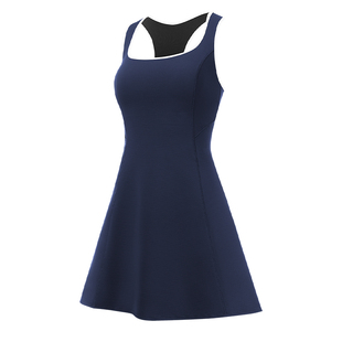 【裙子清仓99元起】半练带胸垫连衣裙秋季打底背心裙黑白吊带裙子