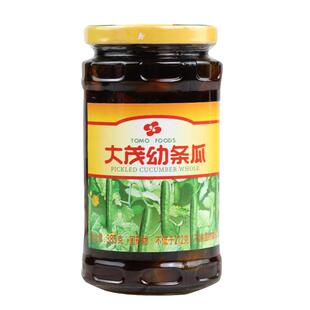 大茂幼条瓜385g瓶装早餐配粥下饭菜酱瓜条腌制小黄瓜脆瓜酱菜咸菜