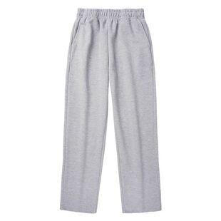 校服裤子初中生浅灰色一道杠春秋高中小学生校裤秋季双红条直筒裤