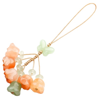 玉石铃兰花小清新手机链2025新款