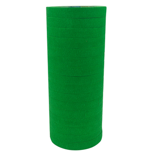 50米外墙真石漆专用绿色美纹纸胶带喷漆遮蔽美缝分色纸胶带耐高温