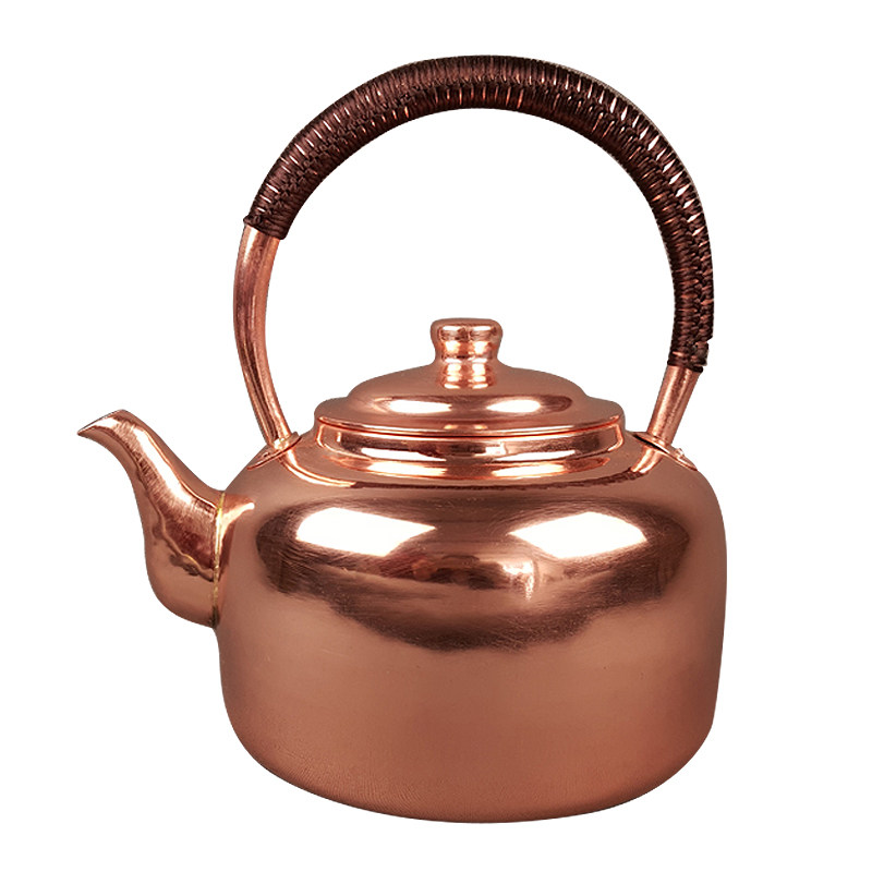 正品纯紫铜功夫茶工艺清仓烧水壶
