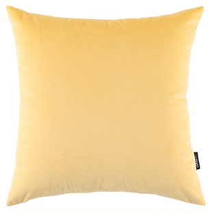 LIVING inc.芝士奶酪 米黄色天鹅绒客厅沙发抱枕ins床上靠背垫套