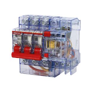 15ma漏电保护器380V透明空气开关63A家用220V过载短路保护断路器