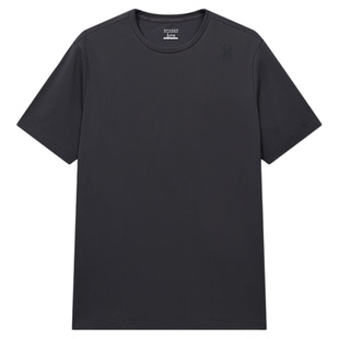 SPYDER蜘蛛春夏男TRAINING运动休闲修身纯色圆领短袖T恤24ES485M