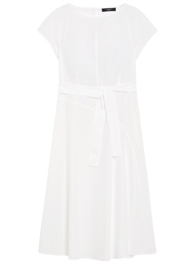 【甄选惠享】Weekend MaxMara 女装棉质系带纯色连衣裙5221145206