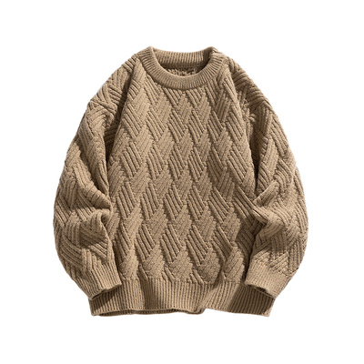 班尼路SK粗麻花编织毛衣男秋冬季