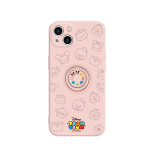 迪士尼适用苹果14米奇手机壳带支架13米妮11新款16指环扣12mini维尼熊8plus女款iphone15promax硅胶xsmax套se