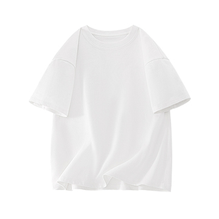 真维斯白色短袖t恤男夏季透气纯棉上衣男款2026新款纯色体恤男士L
