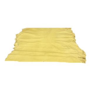 DZ255黄色平纹头层猪皮里皮真皮手工DIY皮料箱包鞋靴服装0.6偏软