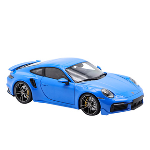 迷你切 1:18 2021保时捷911 992 Turbo S仿真合金全开汽车模型