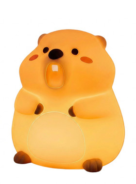 土拔鼠硅胶拍拍小夜灯婴儿喂奶灯
