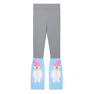 pocoblush【温暖的兔子】袜套打底裤2026秋冬款女童外穿裤子百搭