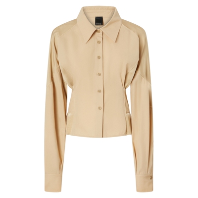 PINKO收腰设计蝙蝠袖衬衫