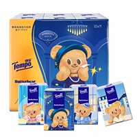 Tempo得宝黄油小熊联名4层手帕纸7张×12包