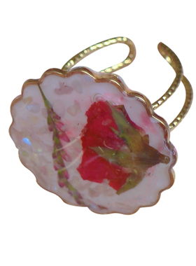 春田花花合集14k金滴胶戒指包邮