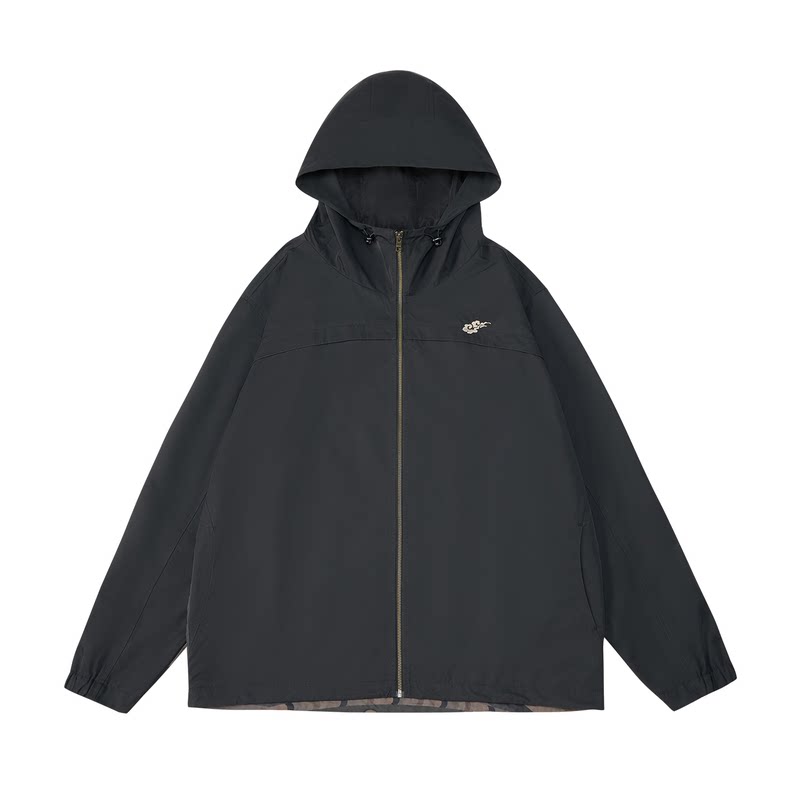 ONIARAI/鬼洗25秋冬新品泥棒蓝敦煌双鱼壁画绣花外套男 N340235